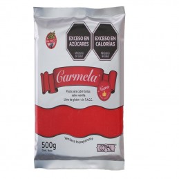 Pasta Para Cubrir Tortas - Rojo X  500 G - Carmela Carmela - 1