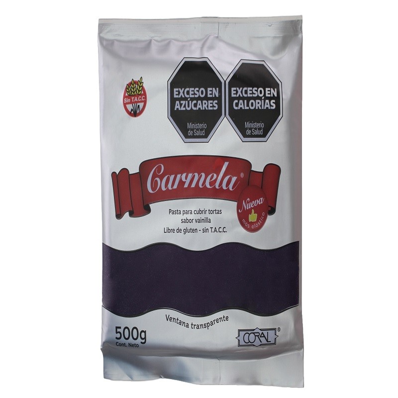 Pasta Para Cubrir Tortas - Violeta X  500 G - Carmela Carmela - 1