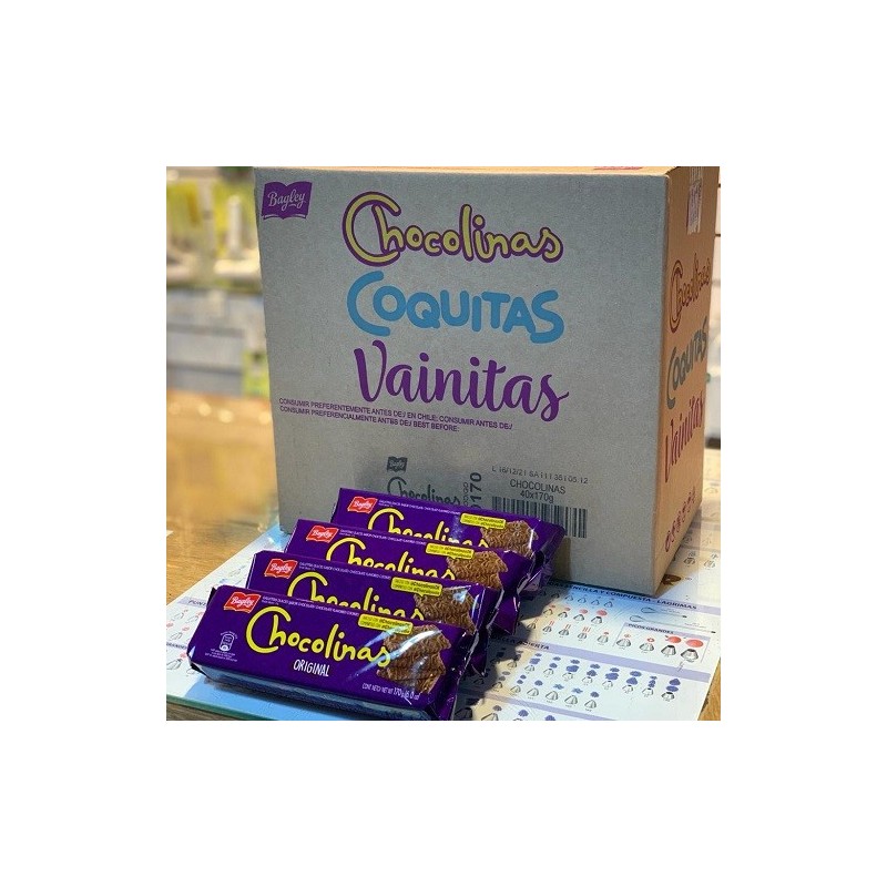 Galletitas De Chocolate 40 Unid.X 150 G - Chocolinas Chocolinas - 1