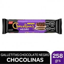 Galletitas De Chocolate - Negro X  258 G - Chocolinas Chocolinas - 1