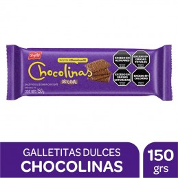 Galletitas De Chocolate X  150 G - Chocolinas Chocolinas - 1